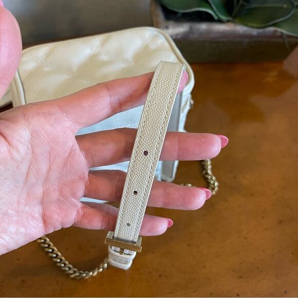 LIKE NEW Saint Laurent 80s Vanity YSL Crossbody Bag in Quilted Grained Leather - Picture 13 of 14